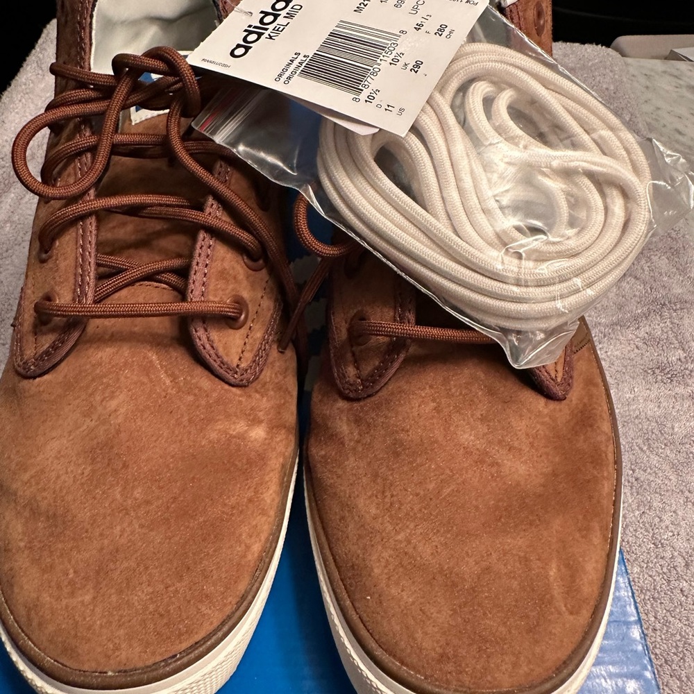 ADIDAS KIEL MID BROWN SUEDE 11 M